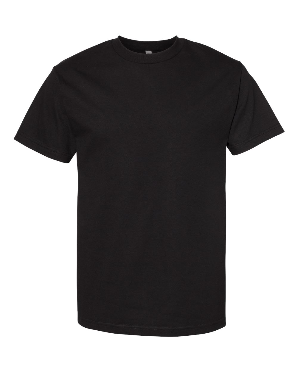 Plain black t-shirt mockup